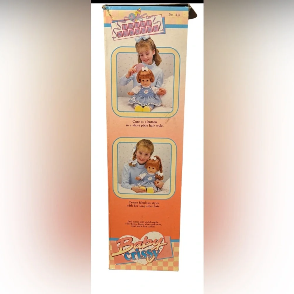 Vintage 1989 Baby Chrissy 20th Anniversary Ideal Nursery In Box